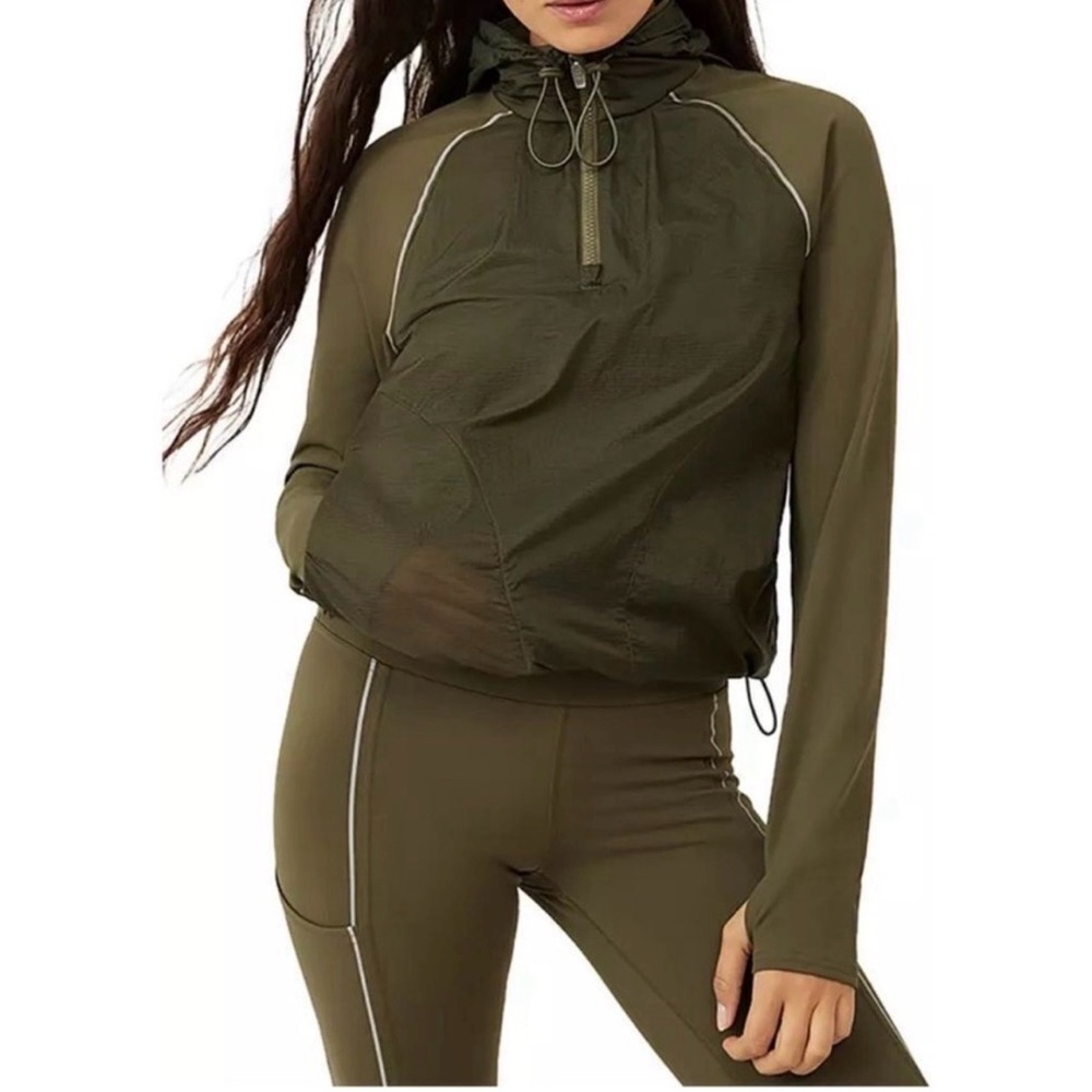 NEW NWT Outdoor Voices Sage Green Jacket size L